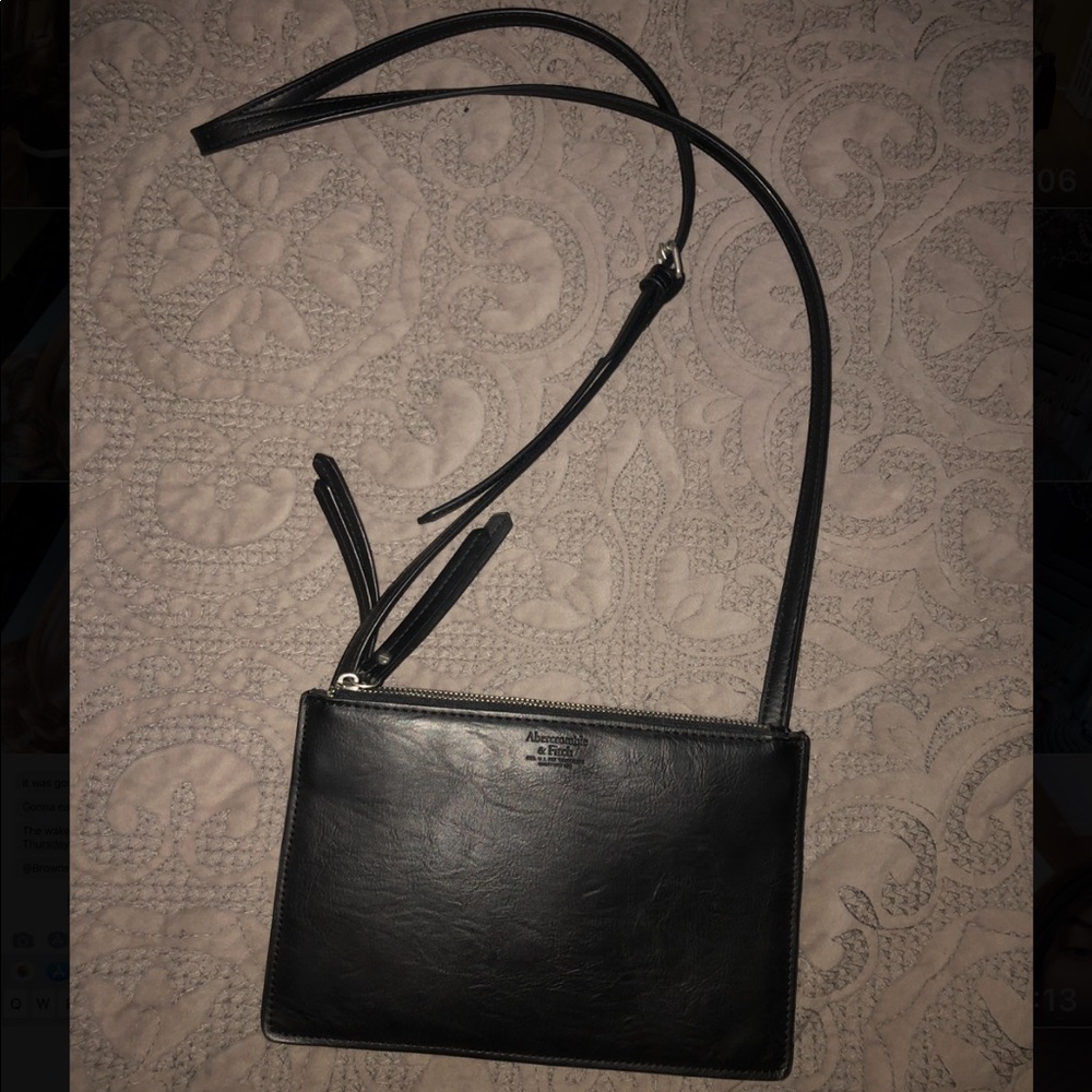 black Abercrombie & Fitch cross body bag